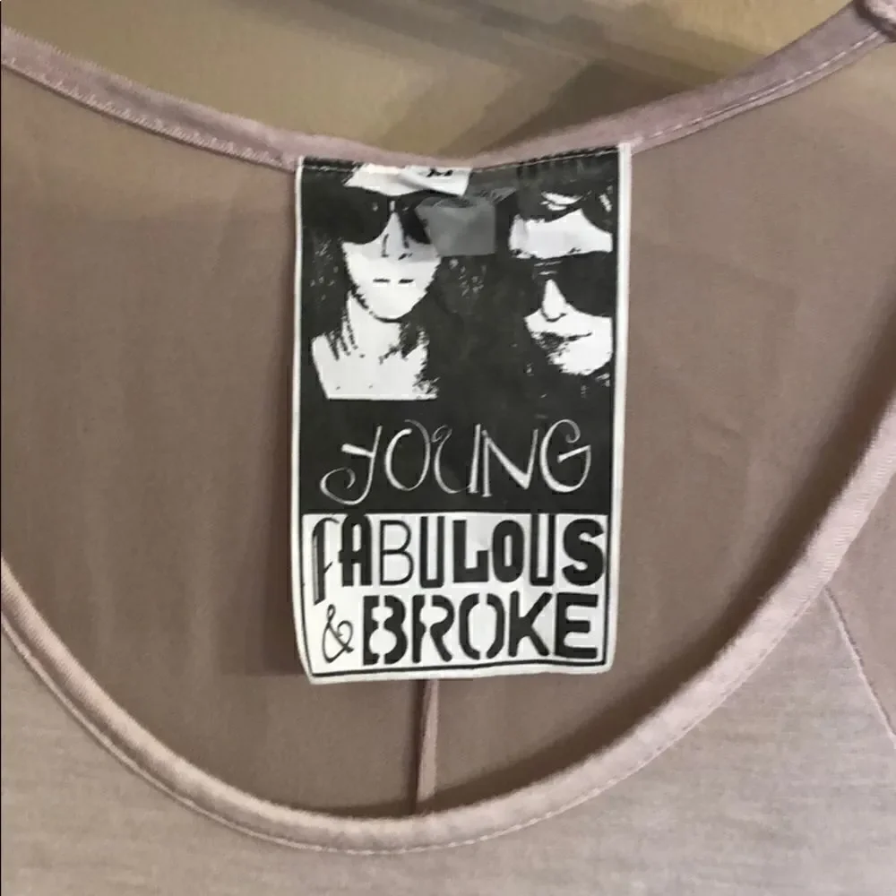 Young Fabulous & Broke Ombré Hi-Low Tank